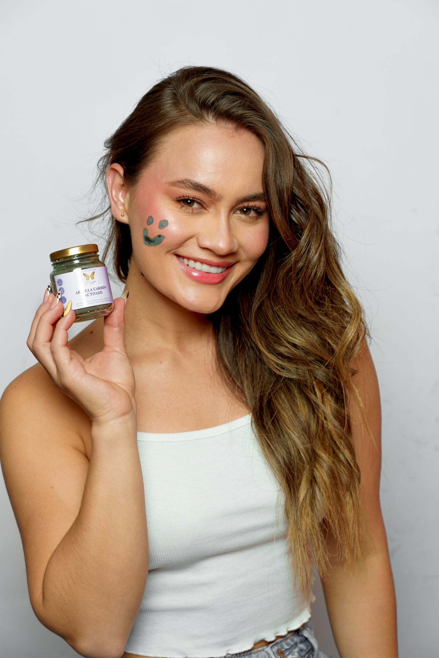 Mascarilla de Arcilla con Carbón Activado – Limpieza Profunda y Control de Grasa (100g)