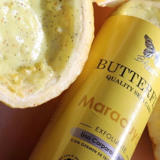 Crema Exfoliante de Maracuyá – Hidratante Corporal y Facial con Aloe Vera (250ml)