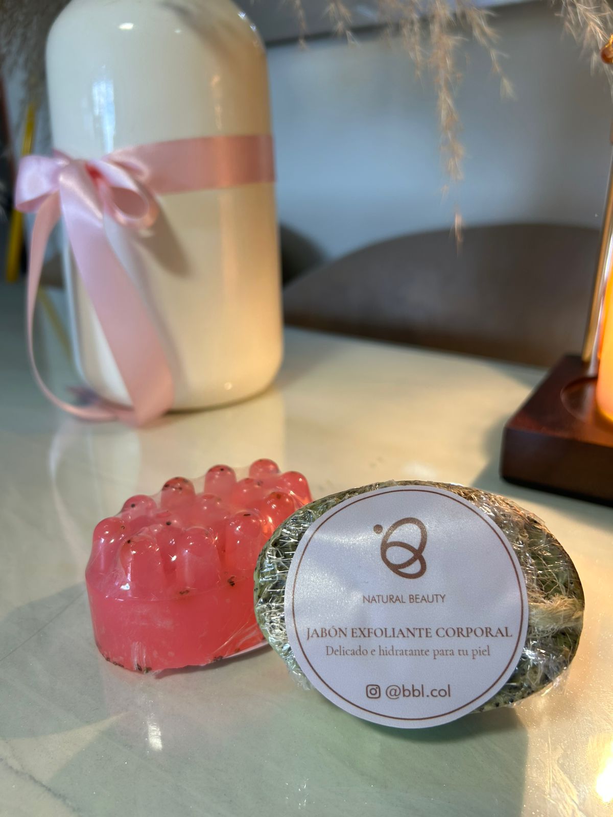Jabon exfoliante corporal Sandía o Café 100gr
