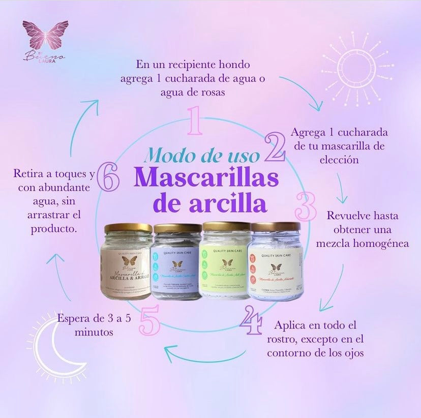 Mascarilla de Arcilla con Carbón Activado – Limpieza Profunda y Control de Grasa (100g)