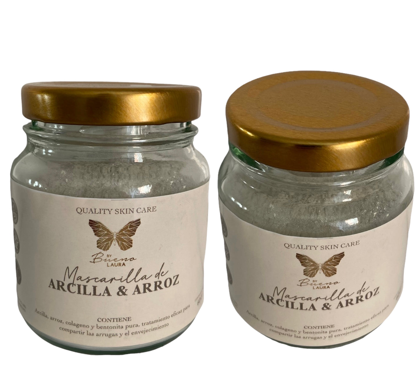Mascarilla de Arroz y Bentonita – Arcilla Natural pieles mixtas - Antienvejecimiento (100g)