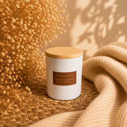 Vela Aromatica y Cosmetica Bosque Humedo
