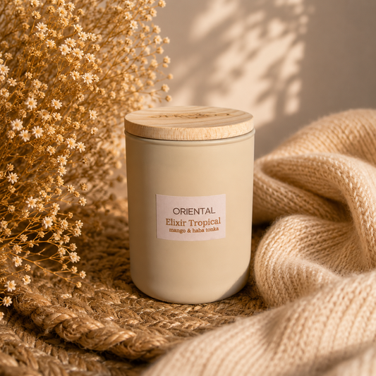 Vela Aromatica y Cosmetica Elixir Tropical