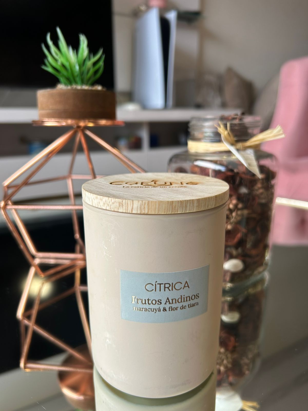 Vela Aromatica y Cosmetica Frutos Andinos
