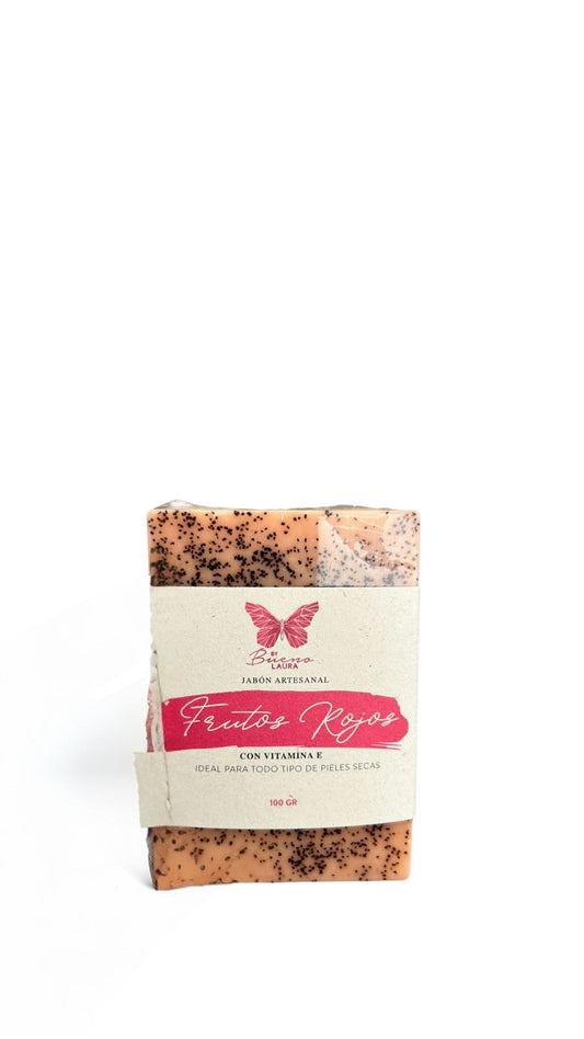 Jabon Frutos Rojos y Chocolate - Piel normal y secas 100 gr