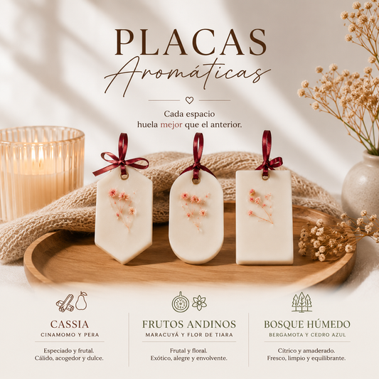 Placas Aromáticas Premium para Closet y Espacios Pequeños