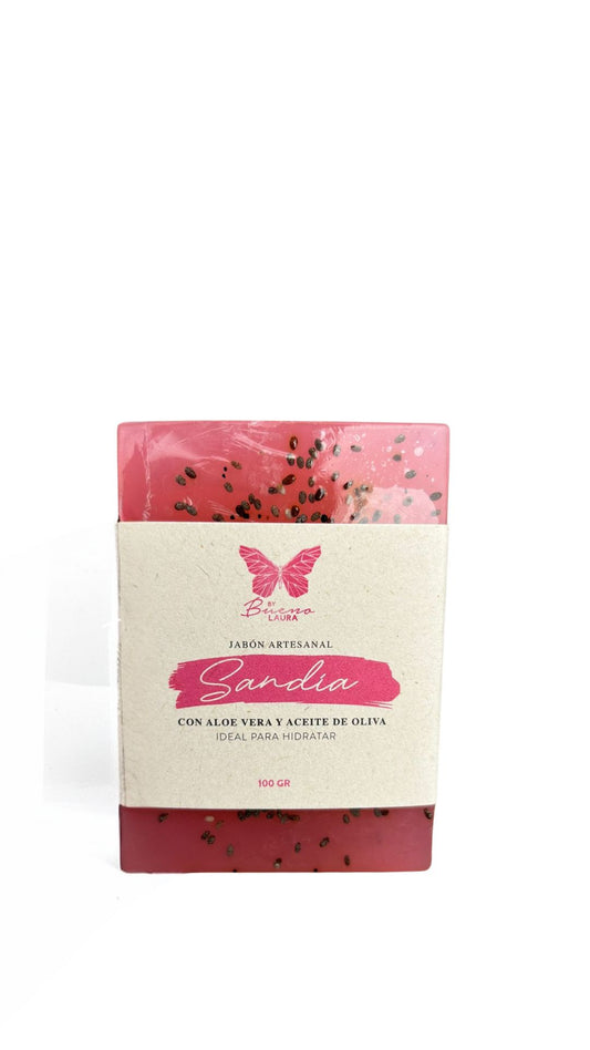 Jabon de Sandía - Pieles normales - sensibles 100 gr