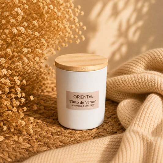 Vela Aromatica y Cosmetica Tinto de Verano