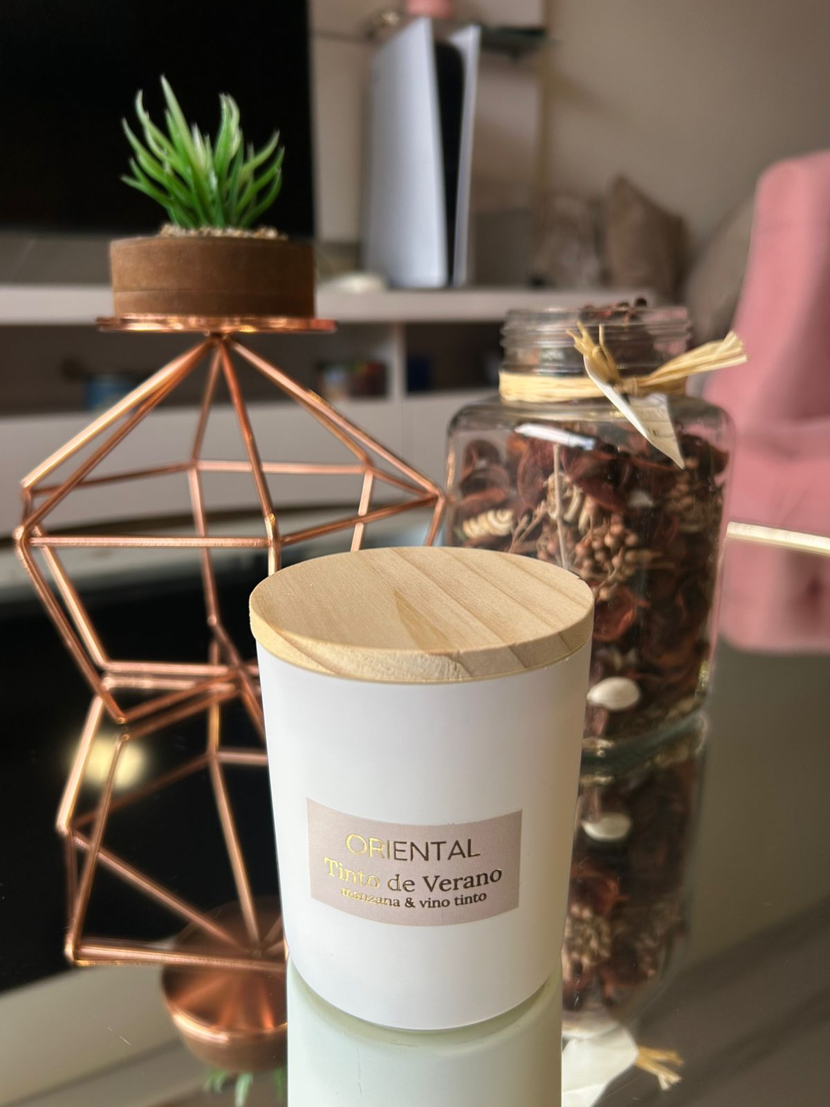 Vela Aromatica y Cosmetica Tinto de Verano