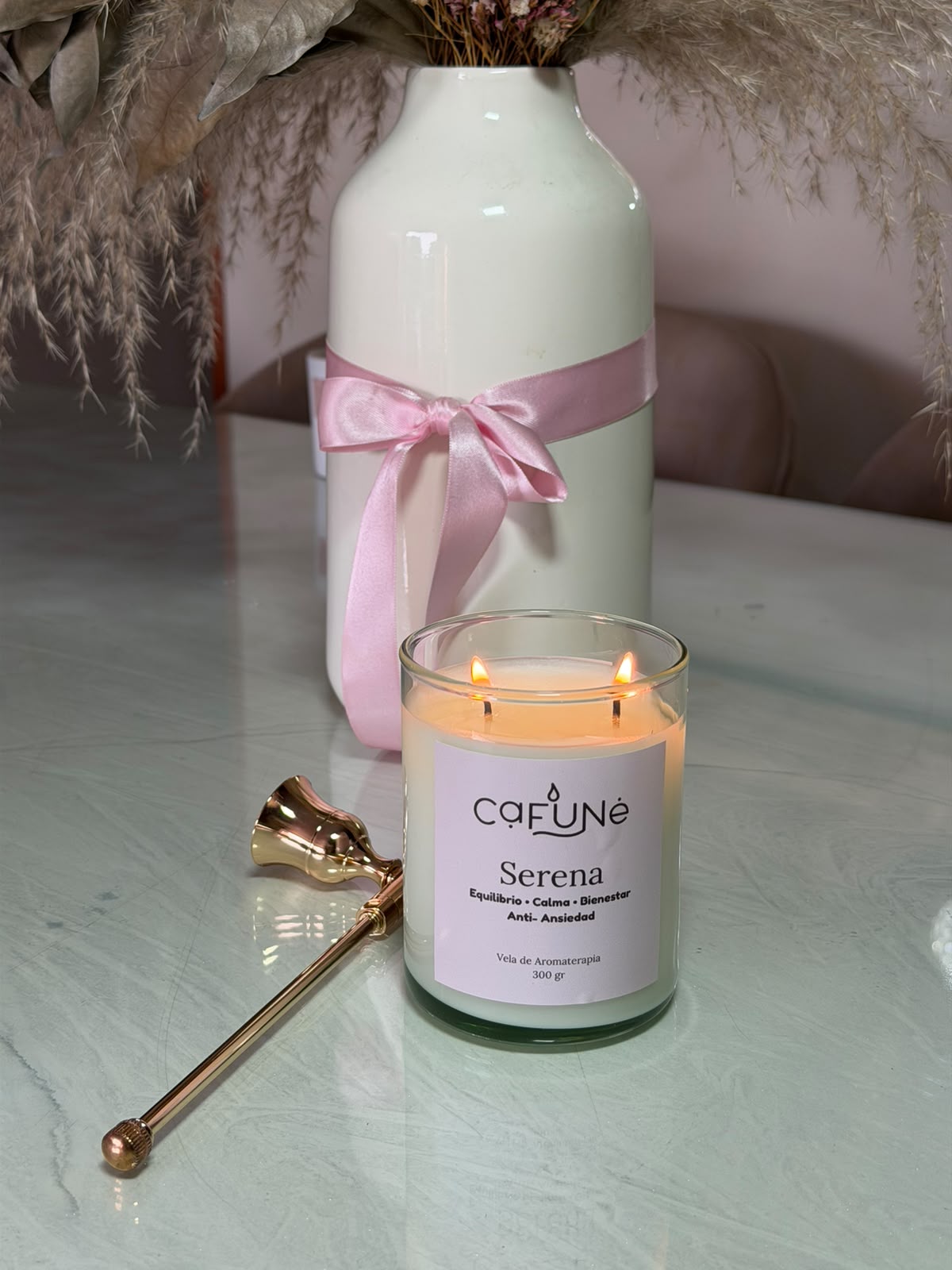 Vela del sueño Serena con Melatonia + CBD + Valeriana