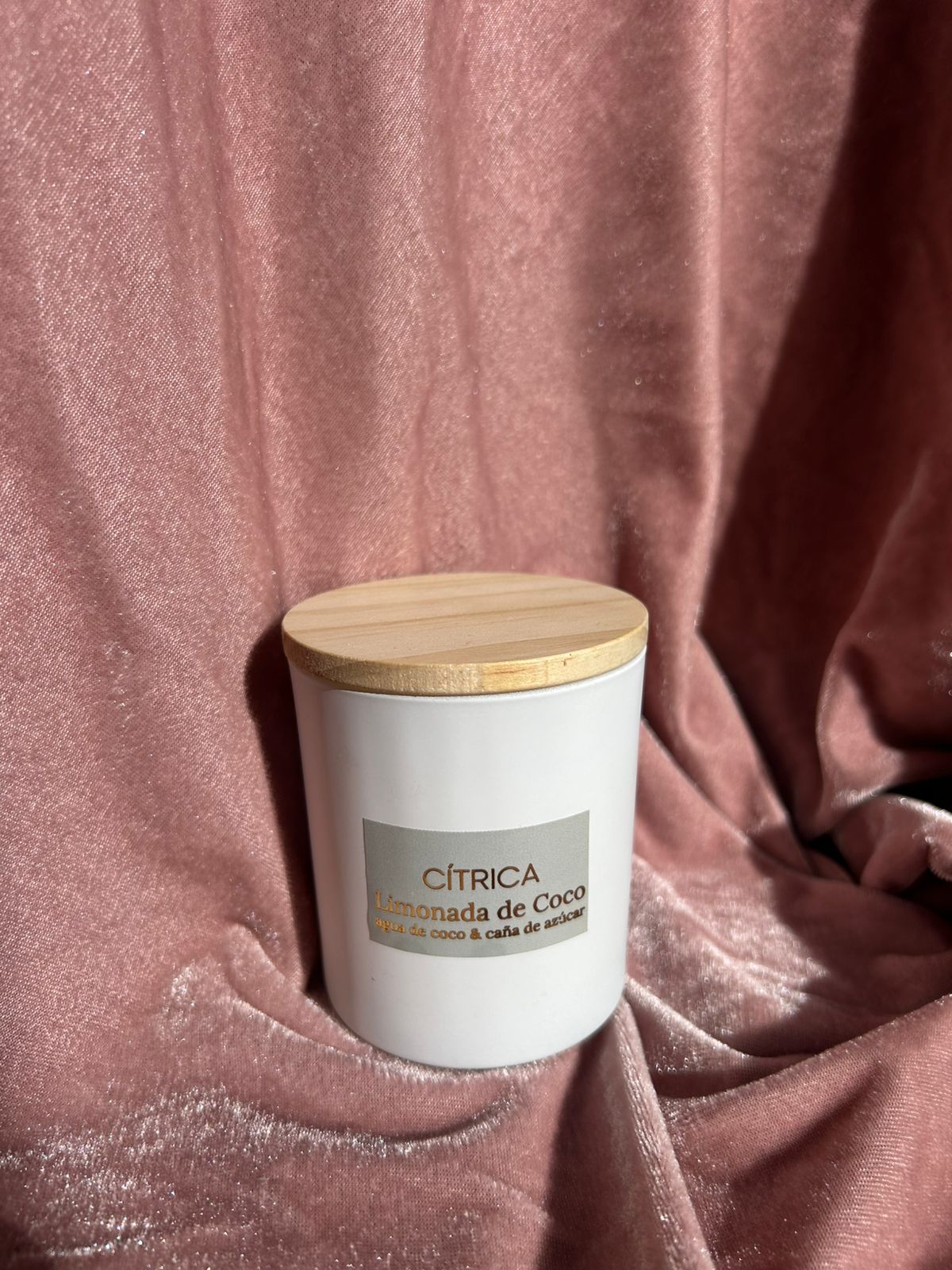 Vela Aromatica y Cosmetica Limonada de Coco