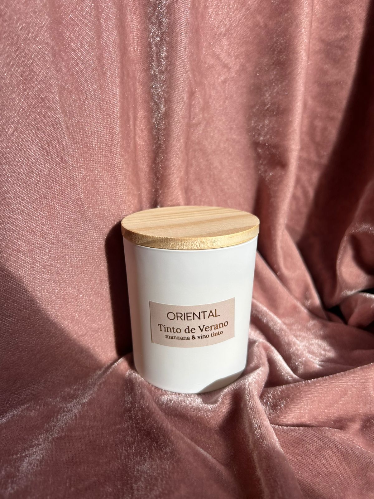 Vela Aromatica y Cosmetica Tinto de Verano